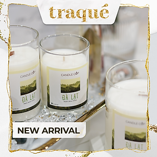 Nến thơm tinh dầu cao cấp không khói an toàn Candle Cup - ĐÀ LẠT - L - 350G (CÓ NẮP)