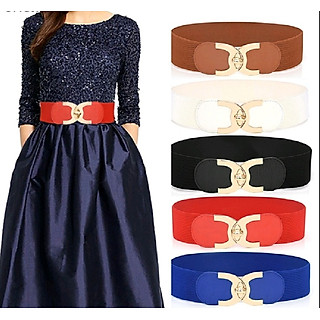 Thắt lưng nữ bản to dây nịt đai váy nịt bụng 6cm dona22012101