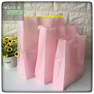 TÚI HỘT XOÀI HỒNG PASTEL HỒNG PHẤN - túi PE hồng, túi HD PE hồng phấn, 100% hạt ZIN SIÊU DAI, SIÊU BÓNG SIÊU ĐẸP