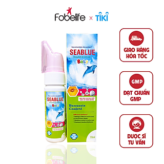 Chai Xịt Vệ Sinh Mũi Trẻ Em Seablue Baby - Chai 70ml