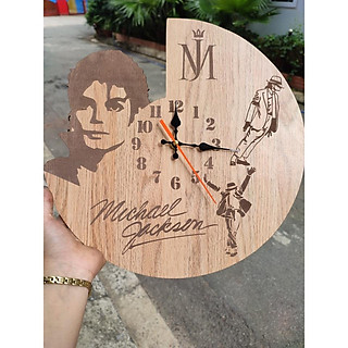 Đồng hồ treo tường mang phong cách hiện đại, sản phẩm trang trí bằng gỗ cắt laser