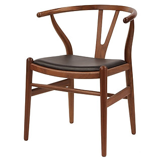 Ghế Wishbone Đệm Da Woodpro GA808
