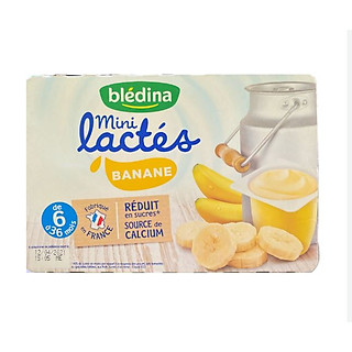 Sữa chua nguội Pháp Bledina Pháp vị chuối ( Lốc 6 hộp x 55g )