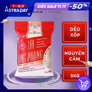Gạo Đặc Sản Lài Long Phụng 5kg - Gạo Tươi Còn Cám