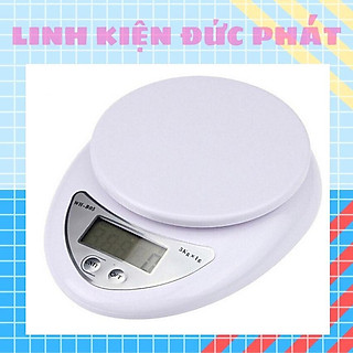 Cân Điện Tử Nhà Bếp Mini Electronic Kitchen Scale Cân Thực Phẩm 5Kg