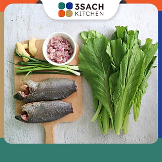 Canh Cá Rô Nấu Cải Bẹ Xanh (Khay 640G)