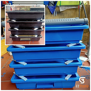 baki lọc hồ cá gồm dàn mưa kt khay 68*43*16