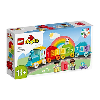 Đồ Chơi Lắp Ráp LEGO Duplo Tàu Lửa Học Đếm Số 10954  Cho Bé Trên 1 Tuổi