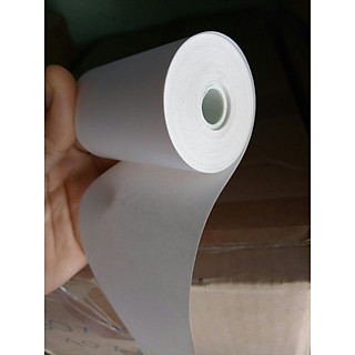 Set 50 Cuộn Giấy in hóa đơn cho máy pos quẹt thẻ ngân hàng