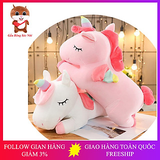 Gối ôm cho bé hình ngựa kỳ lân một sừng cao cấp