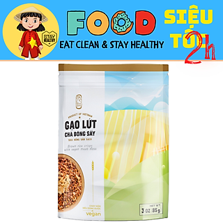 – Gạo Lứt Chà Bông Sấy Hoa Sen - Túi 85g