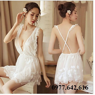 Váy ngủ quảng châu cao cấp G20 – Váy ngủ sexy ren – Váy ngủ gợi cảm – Đầm ngủ ren hoa – Đồ ngủ sexy – Váy ngủ sexy