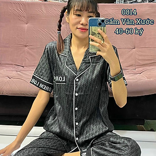 Đồ Bộ Nữ Dài Gấm Vân Xước 0814