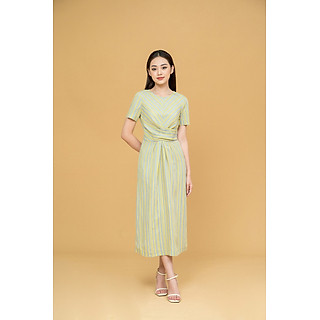 De Leah - Đầm Xoắn Eo Xẻ Trước