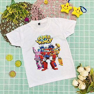 Áo thun in hình Đội Bay Siêu Đẳng - Super Wings cho bé