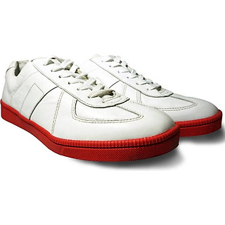 Giày da nam VNXK dáng thể thao màu trắng - L30