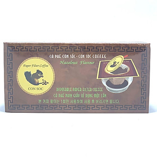 Cà phê Phin Lọc Nâu Con Sóc - Hộp 10 Gói
