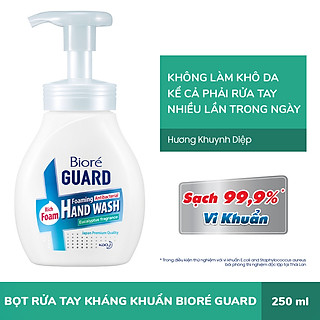 Bioré Bọt Rửa Tay Kháng Khuẩn Guard – Hương Khuynh Diệp (Chai) 250ml