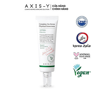 Kem chống nắng AXIS-Y Complete No-Stress Physical Sunscreen 50 ml