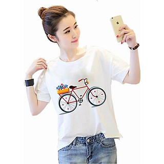 Áo Thun Nữ Hạnh Phúc - Xe Đạp