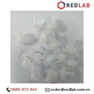 Đầu lọc Syringe Nylon 13mm Finetech lỗ lọc 0.45 μm Nylon013N045I