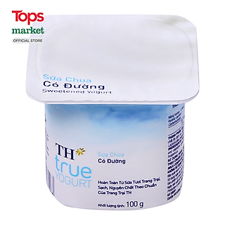Sữa Chua TH True Yogurt Có Đường 100G