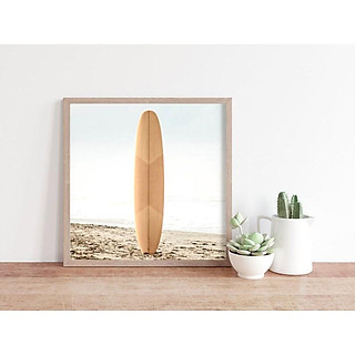 Tranh ván trượt đi biển, tranh chống ẩm, chống nước.