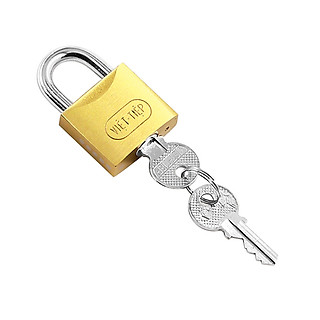 Khoá treo đồng bấm Việt - Tiệp Cao cấp - Chống trộm | Mã SP: 01280