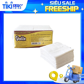 KHĂN GIẤY ĂN NAPKIN 500 TỜ VUÔNG SIÊU TIẾT KIỆM CHO NHÀ HÀNG, GIA ĐÌNH