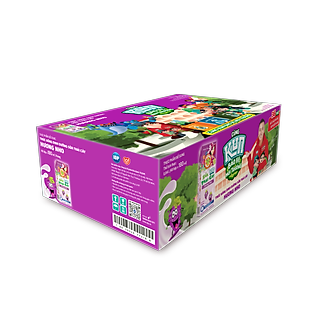 Thùng 48 Hộp Sữa Trái Cây Hương Nho KUN 180ml/hộp