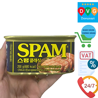 Thịt Giăm Bông Spam Classic Hàn Quốc Hộp 200g / 스팸 클래식 200g