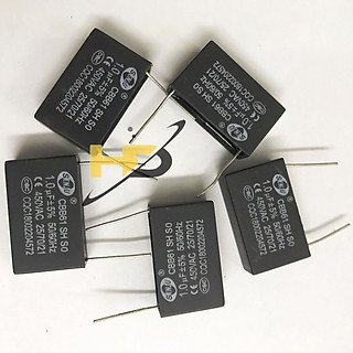 Tụ Quạt Chân Cắm CBB61 1uF 450VAC Loại Tốt