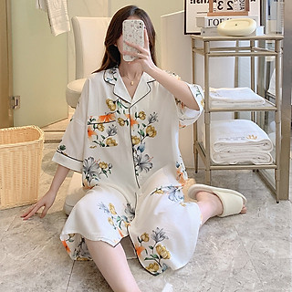 Váy đầm ngủ ngắn tay, cài cúc mặc nhà vải Cotton lanh lụa tự nhiên mềm mại thoáng mát, đầm lanh, váy bầu mã VAV0409