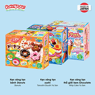 Combo 3 hộp kẹo sáng tạo popin cookin đồ chơi ăn được : sushi + cơm bento + làm kem
