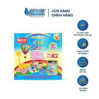 Nước Yến Sào KidGrow 18% Bổ Sung HMO & Vitamin K2 - Khánh Hòa Nutrition - 6 Lọ x 70 ML