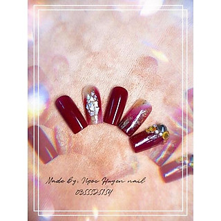 Nail box đính đá , ẩn xà cừ