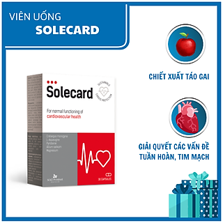 Thực phẩm chức năng hỗ trợ các vấn đề về tuần hoàn, tim mạch SOLECARD