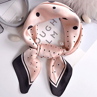 Khăn lụa vuông 70x70cm - Khăn Bandana lụa vuông 70x70 choàng cổ trùm đầu đi biển buộc tóc, áo yếm