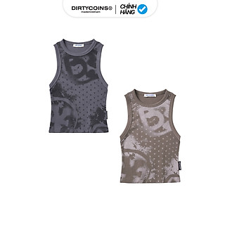 Áo Thun [DirtyCoins  x B Ray] Ribbed Crop Tank Top