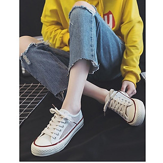 Giày Thể Thao Nữ️️ Sneaker Nữ Chất Vải Lưới Thông Thoáng chân chuẩn Châu Á S8036