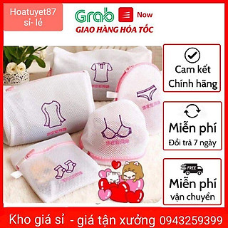 Sét 5 túi lưới giặt tránh hỏng quần áo