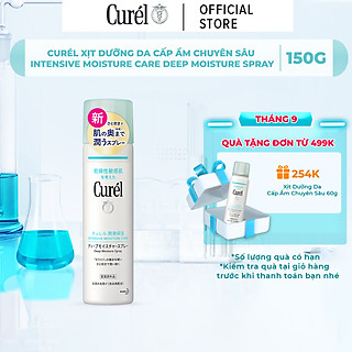 Xịt dưỡng da cấp ẩm chuyên sâu Curél Intensive Moisture Care Deep Moisture Spray 150g