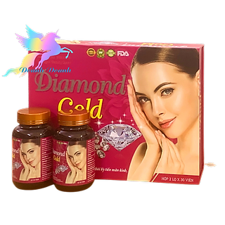 ￼Viên uống nội tiết tố nữ Sâm tố nữ DIAMOND GOLD ,Hộp 2 lọ x 30 viên -Hỗ trợ tăng cường nội tiết tố nữ