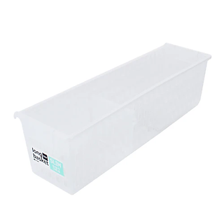 Giỏ đựng đồ dáng dài có 2 vách chia ngăn di động Nội địa Nhật Bản