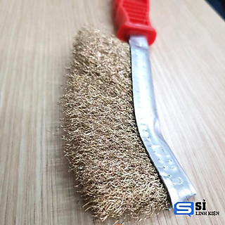 Bàn chải sắt đánh rỉ màu đỏ