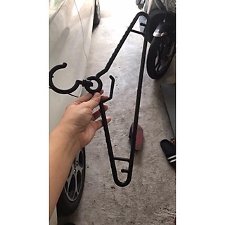 Móc áo nhựa xoay HV đen