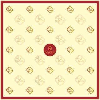 Khăn lụa vuông tơ tằm MsKÉN 90x90 cm