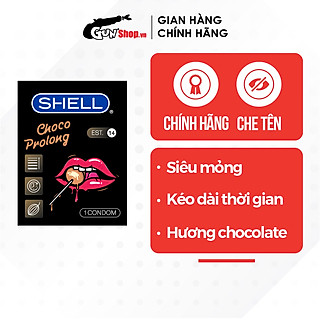 Bao cao su Shell Prolong kéo dài thời gian, có hương thơm hộp 1 cái | GUNSHOP VIỆT NAM