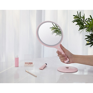 Gương trang điểm để bàn đặt bàn có đèn led có thể cầm tay đi du lịch đặt bàn trang điểm RM285