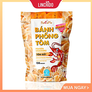 Bánh phồng Tôm Cà Mau - NACAMA Tôm Đất - Túi 150 GRAM